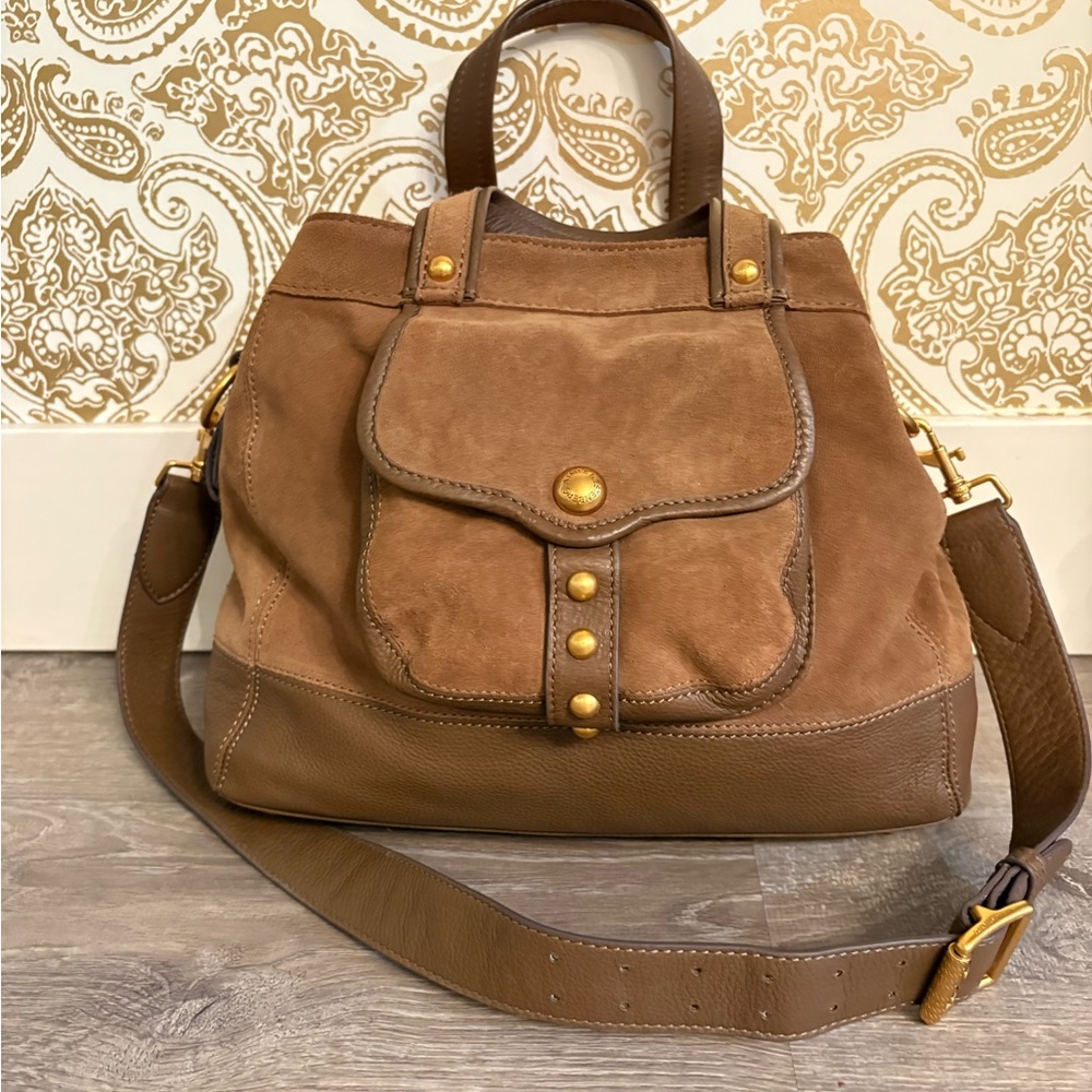 Aimee Kestenberg Tan and Brown Shoulder Bag
